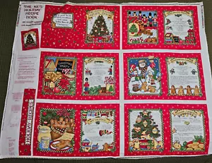 Libro de recetas de vacaciones para niños panel tela suave libro para coser SUSAN WINGET - Imagen 1 de 7