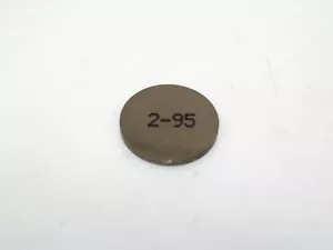 2.95mm Engine Valve Adjuster Shim Fits Audi 4000 5000 & VW Golf Scirocco Vanagon - Picture 1 of 2