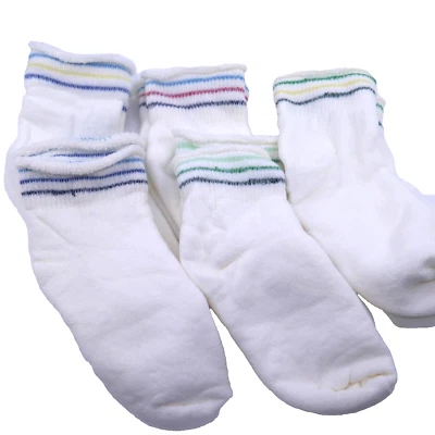 НОВЫЕ винтажные 1970-е СУПЕРмягкие толстые махровые тканевые КАЧЕСТВЕННЫЕ носки на лодыжке ВСЕ СПОРТИВНЫЕ - Изображение 1 из 4