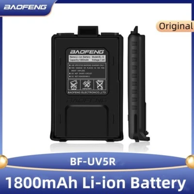 Brand New Original Baofeng uv5r 1800mAh uv-5r Battery for UV-5R Series Radio - Image 1 of 4