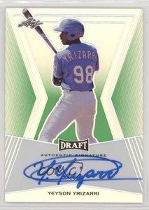 2014 Leaf Metal Draft Green Prismatic /10 Yeyson Yrizarri #BA-YY1 Auto