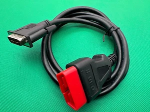 OBDII OBD2 16 Pin Male to DB 15 Pin Male VGA Monitor Car Diagnostic Code Cable - Picture 1 of 4