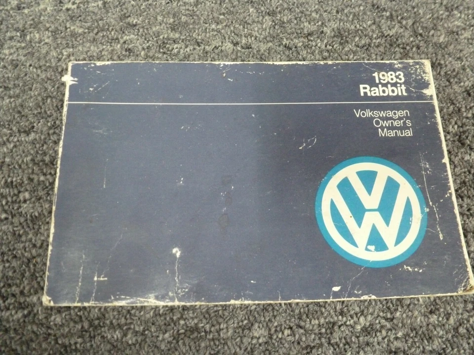 Volkswagen VW Rabbit 1983 manual del operador del propietario guía del usuario L LS GL GTI S Foto 1 de 1