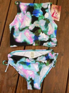 Kanu Surf Tropical Reef Girls 2 Piece Swimsuit Size 12 NWT - Picture 1 of 4