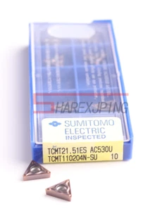 NEW 10PCS Sumitomo CNC carbide TCMT110204N-SU AC530U - Picture 1 of 3