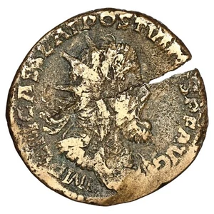 Monnaie romaine POSTUME Double sesterce 261 galère LAETITIA AVG cuivre RIC.143 - Imagen 1 de 2