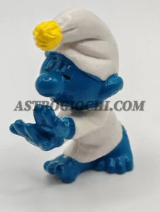 SMURF PUFFO SONNAMBULO 20021 SCHLEICH PEYO VINTAGE 1972 PUFFI PORTUGAL - Picture 1 of 5
