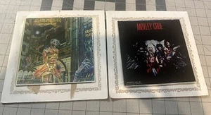 Vidrio espejo de roca Motley Crue/Iron Maiden Vintage 1985 Carnaval/Premio Feria 6X6. - Imagen 1 de 6