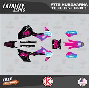 Graphics kit for Husqvarna TC125 TC250 FC250 FC350 FC450 2019-2022 Fatality-Mag - Picture 1 of 6
