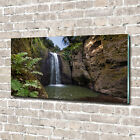 Tulup Glass Acrylic Print Wall Art Image 140X70cm - Waterfall In Sardinia