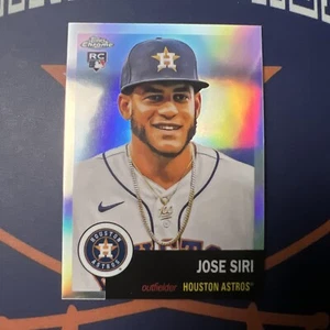 2022 Topps cromo platino aniversario José Siri #124 refractor paralelo novato - Imagen 1 de 3