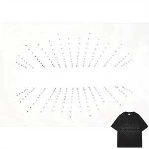 10Sheets Glass Hotfix Rhinestone Iron on Appliques Costume Accessories - Picture 1 of 7