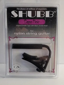 NEU Shubb C2K Capo Noir Nylonsaiten Gitarren Capo - Bild 1 von 2