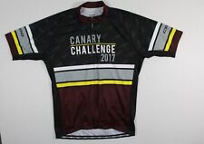 NWOT CAPO XXL MEN’S FULL ZIP CYCLING JERSEY S/S CANARY CHALLENGE 2017
