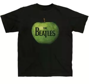 The Beatles Green Apple Logo Classic Rock Pop Music Band T Shirt BTL-1017 - Picture 1 of 3