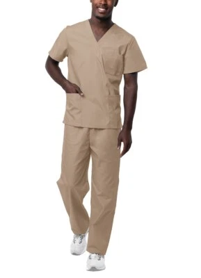 Conjunto Exfoliante Clásico Unisex Sivvan Hombres Mujeres Cuello en V Top Pantalones Uniformes de Hospital Foto 1 de 4