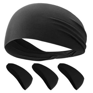 Fascia per capelli 4 pezzi bandana sportiva uomo donna corsa calcio calcio - Foto 1 di 12