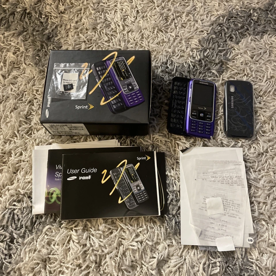 Teléfono Celular Samsung Rant SPH-M540 2.1" LCD Cámara Única QWERTY Teclado Deslizante Foto 1 de 4