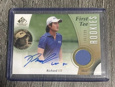 2014 SP Game Used Edition - First Tee Rookies Richard Lee 146 /199 (AU, MEM, RC) - Image 1 of 4