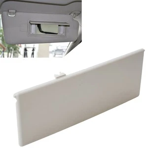 Vanity Mirror Cover 1pc Sunvisor Vanity Mirror Cover Car Interior Parts - Picture 1 of 12