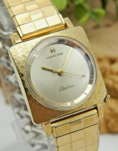 Reloj de pulsera Hamilton Electric Spectra II 1963 vintage oro laminado pl cal 505 - Imagen 1 de 11