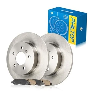 Rear Brake Pads and Rotors kit Fit 55127+D1172 Outside Diameter: 292mm(11in) - Picture 1 of 8