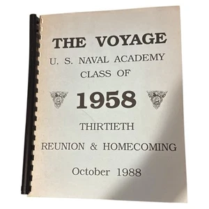 U S NAVAL ACADEMY 30th Reunion & Directory Yearbook CLASS OF 1958 Paul A. Polski - Imagen 1 de 3