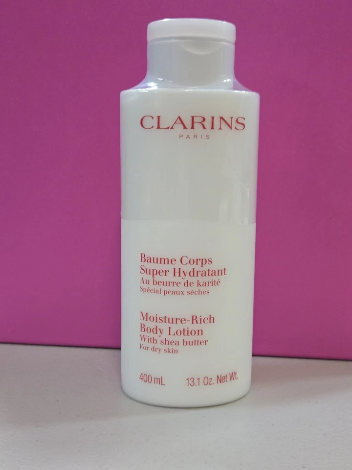 Clarins Loción corporal rica en humedad con manteca de karité 3,1 OZ/400 ml nueva sellada Foto 1 de 1