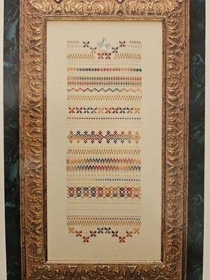 Lesa Steele Designs BUTTERFLY SONG Counted Cross Stitch Band Sampler Pattern FCE - Image 1 of 4