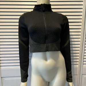 Chaqueta para mujer Bella Movement negra verde oliva cremallera completa L - Imagen 1 de 12