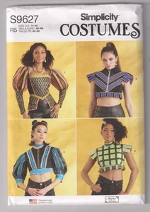 9627 SIMPLICITY - COSTUME: 4 CORSETS TOPS - Sz: 14/16/18/20/22 - Picture 1 of 2