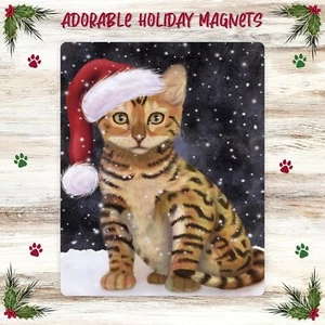 Chinese Li Kitten Large Magnet for Refrigerator and Dishwasher Christmas NWT - Picture 1 of 5