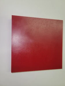 1" x 6" X 6" URETHANE / POLYURETHANE 95 A RED SHEET - Picture 1 of 4