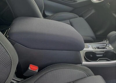 Cubierta de consola de neopreno reposabrazos central para Subaru Ascent 2019-2024 SATN Foto 1 de 2