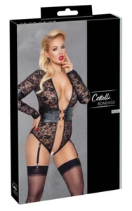CORSET plus size TEDDY 1 PC SET O CROTCH RESTRAINTS LACE BLACK  XL-4X - Picture 1 of 5
