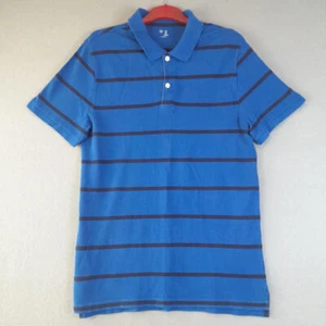 GAP Polo Shirt Size XL Blue Striped - Picture 1 of 8
