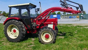 Schlepper Traktor Case IHC 744 mit Frontlader+ 30 KmH+ Allrad - Bild 1 von 7