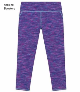 Kirkland Signature Girls Active Capri Leggings (Purple, X-Large) - Picture 1 of 1
