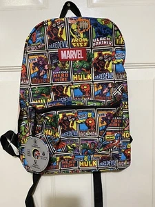 marvel backpack Hulk, Spider-Man, Iron Man, Black Panther, Daredevil, - Picture 1 of 3