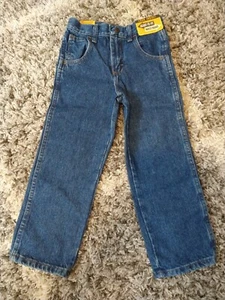 Boys Legendary Gold Blue Jeans Relaxed Fit 5 Regular Pants - Picture 1 of 8