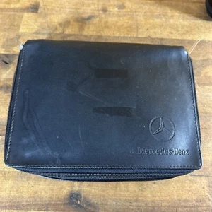 Mercedes Benz Owners Manual Tool Leather Black Bag Only - Picture 1 of 10