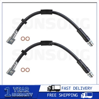Manguera hidráulica de freno Sunsong trasero 2x para Jaguar X-Type 2002~2008 Foto 1 de 4