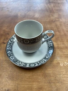 Sango Fine China NAVARRO 6283 Footed Cup and Saucer 1 ea 11 available - Picture 1 of 6