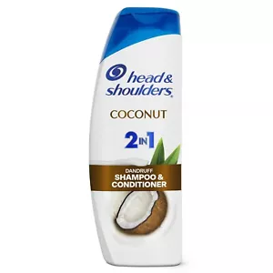 Head & Shoulders 2 in 1 Dandruff Shampoo and Conditioner, Coconut, 12.5 oz - Picture 1 of 11