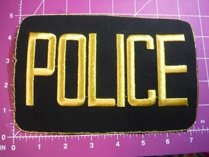 Vintage Gemsco large POLICE backpatch - Picture 1 of 3