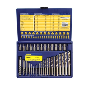 Irwin 11135ZR Screw Extractor And Drill Bit Set, 35 Piece - Picture 1 of 1