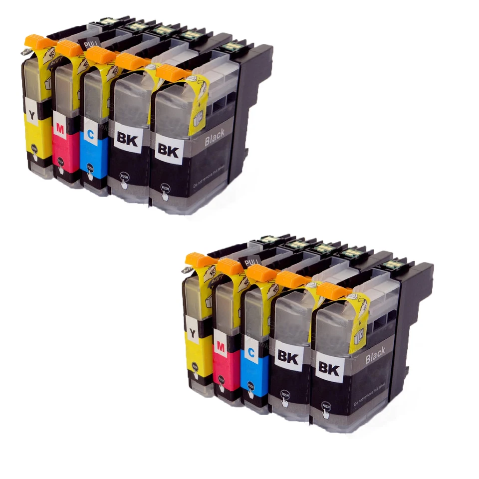 10x tinte Patrone für Brother MFC-J4420DW MFC-J4425DW MFC-J4620DW MFC-J4625DW - Bild 1 von 1