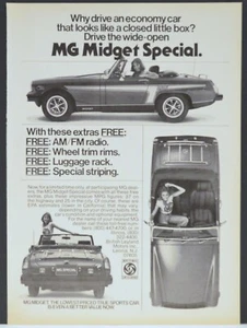 Pubblicità stampa auto speciale MG Midget 1976 - Foto 1 di 1