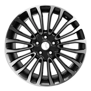 18" Fits For Ford Fusion 17-18 18x8 Quality Rim Black & New Machined Wheel - Picture 1 of 6