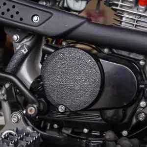 Black Clutch Guard 1983-2013 Honda XR100 CRF100 Cover Grip Tape Protector XR100R - Foto 1 di 2